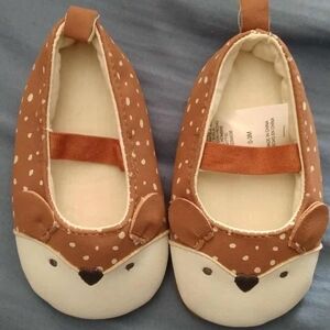 Brown Polka Dot Kids Dress Shoes